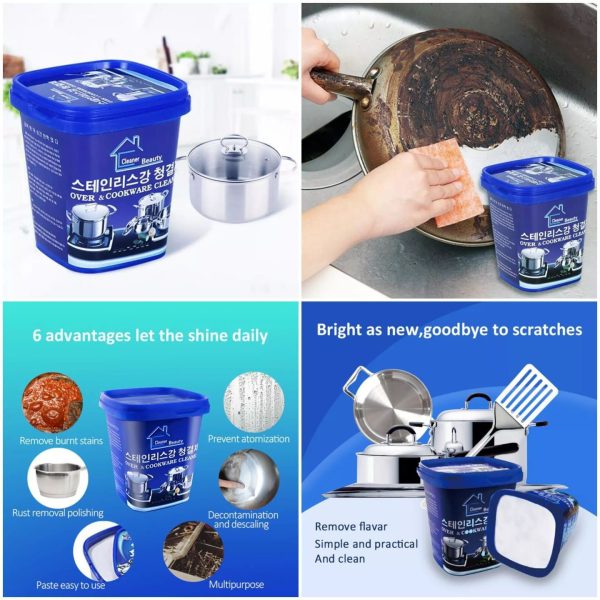 Super Strong Kitchen Stove and Cookware Cleaner